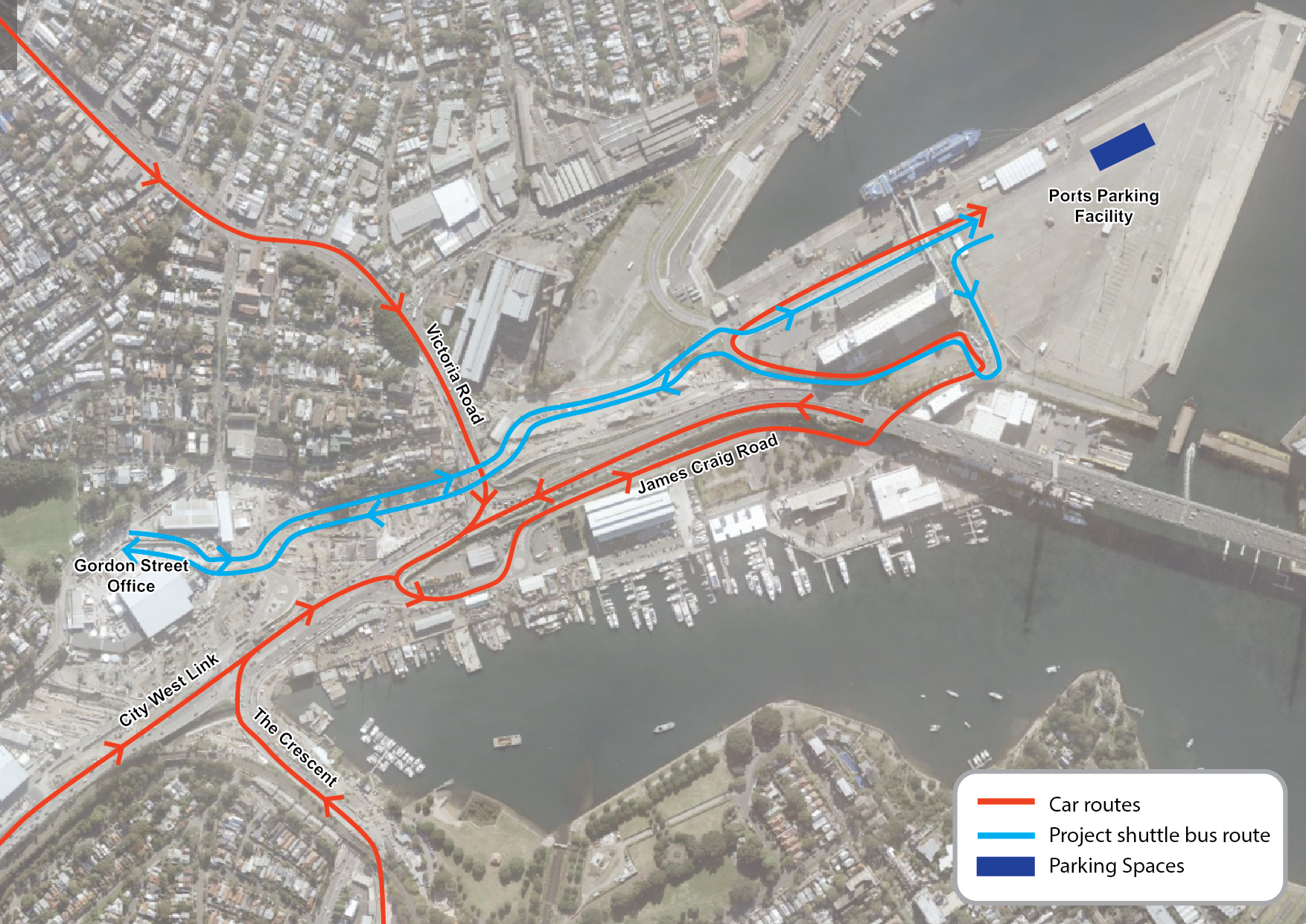 Interchange Parking Garage Map